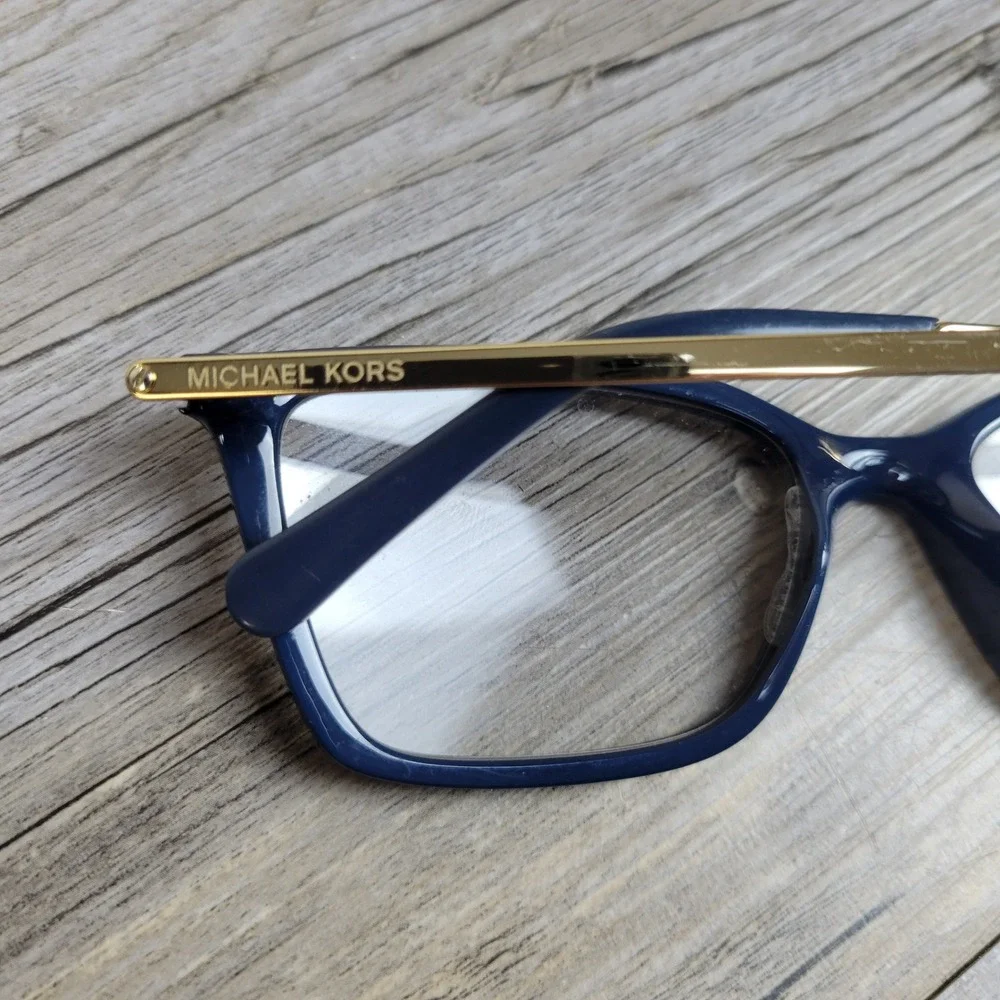 Michael Kors Eyeglasses Frames MK 4069U Hong Kong 3725 Navy Blue Women 54-17-140
